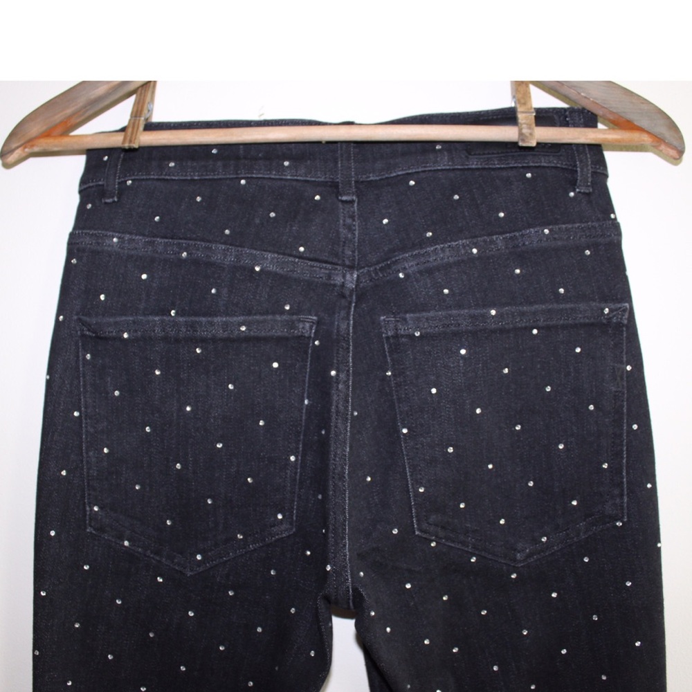 Express MidRise Rhinestone Sparkle Stud Skinny 2 4 - Picture 8 of 10
